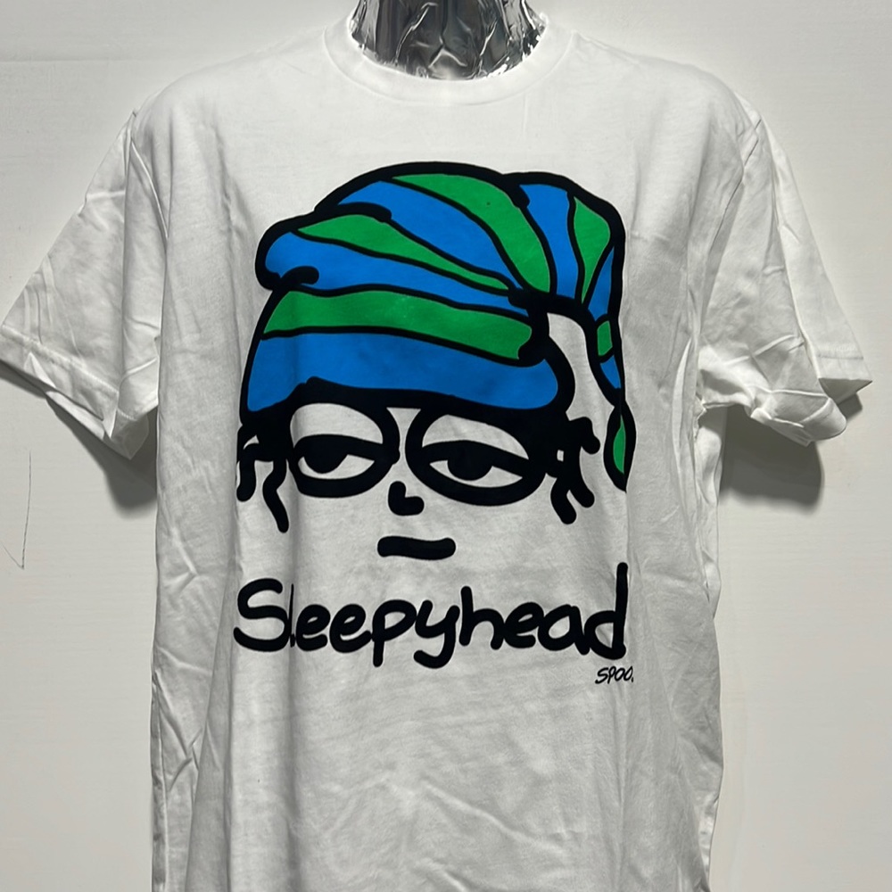 Vintage design on new Next Level white tshirt. Size small